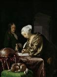 Lunch with Oysters and Wine-Frans Van Mieris-Giclee Print