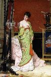 The Green Kimono, 1876-Frans Verhas-Giclee Print