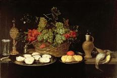 Still Life with Oysters-Frans Ykens-Stretched Canvas
