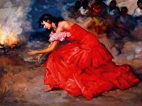 The Fire Dance-Fransisco R S Clemente-Mounted Giclee Print