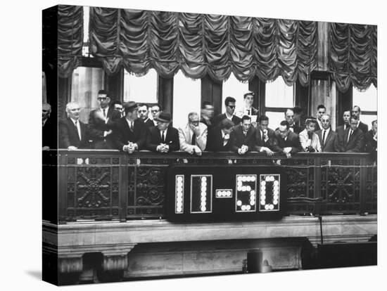 Frantic Day at the New York Stock Exchange During the Market Crash-Yale Joel-Stretched Canvas