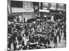 Frantic Day at the New York Stock Exchange During the Market Crash-Yale Joel-Mounted Photographic Print