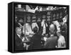 Frantic Day at the New York Stock Exchange During the Market Crash-Yale Joel-Framed Stretched Canvas