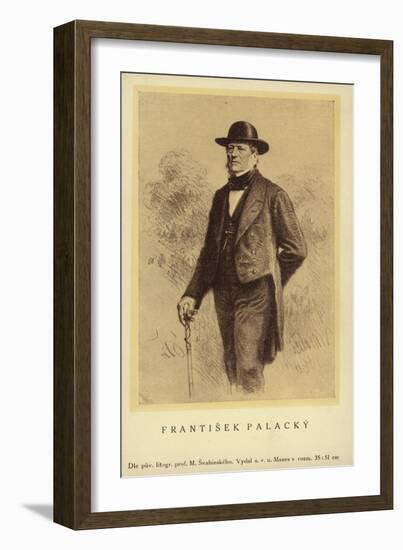 Frantisek Palacky (1798-1876), Czech Historian and Politician-null-Framed Giclee Print