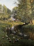 By the River, Apperup-Frants Henningsen-Mounted Giclee Print