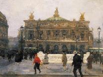 The Opera in Paris-Frantz Charlet-Framed Stretched Canvas