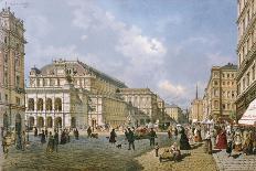 Municipal Park, Vienna, Austria, 1872 Watercolour-Franz Alt-Stretched Canvas