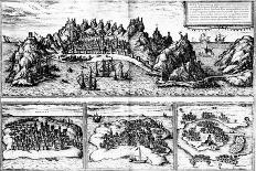 Plan and View of Seville, 1579-1590-Georg and Hogenberg, Franz Braun-Stretched Canvas