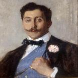 Portrait of the Duc Armand De Guiche-Franz Charlet-Stretched Canvas
