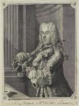Francesco Ma Veracini, Engraved by J. June (Fl.C.1740-70), 1744-Franz Ferdinand Richter-Stretched Canvas