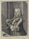 Francesco Ma Veracini, Engraved by J. June (Fl.C.1740-70), 1744-Franz Ferdinand Richter-Framed Giclee Print