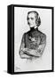 Franz (Ferencz) Liszt --Josef Kriehuber-Framed Stretched Canvas