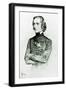 Franz (Ferencz) Liszt --Josef Kriehuber-Framed Giclee Print