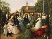 Reception in the Garden-Franz Gareis-Giclee Print