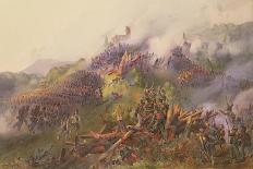 The Battle of Vicenza: the Storming of Monte Berico, June 1848-Franz Gerusch-Stretched Canvas