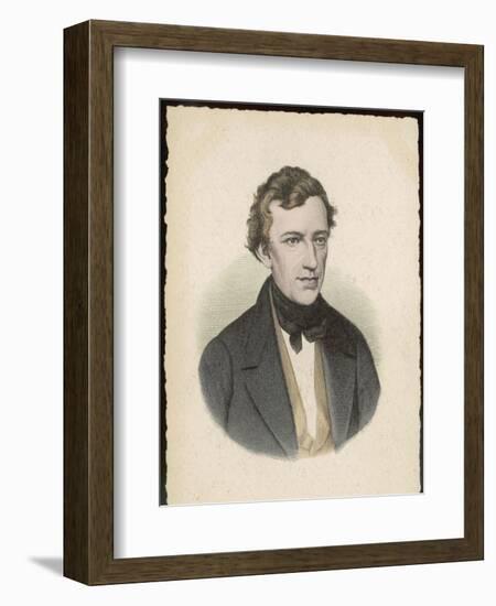 Franz Grillparzer Austrian Writer-null-Framed Art Print