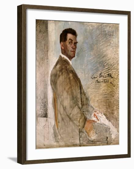 Franz Heinrich Corinth, the Artist's Father, 1888-Lovis Corinth-Framed Giclee Print