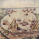 The Ottoman Corsair Khayr Al-Din Barbarossa Against Charles V's Army, 1535-Franz Jansz Post-Giclee Print