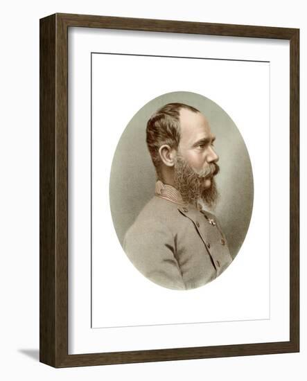 Franz Josef I, Emperor of Austria, 19th Century-Petter & Galpin Cassell-Framed Giclee Print