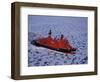 Franz Josef Land, Aerial View of Russian Nuclear-Powered Icebreaker 'Yamal' in Sea-Ice, Russia-Allan White-Framed Photographic Print