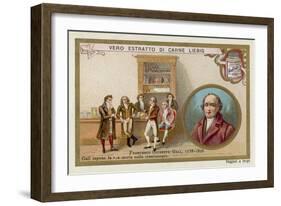 Franz Joseph Gall, German Neuroanatomist and Physiologist-null-Framed Giclee Print