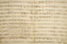 Score of Menuet Allaq Zingarese-Franz Joseph Haydn-Framed Stretched Canvas