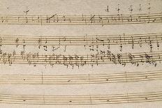 Handwritten Score for Oratorio Deborah-Franz Joseph Haydn-Framed Giclee Print
