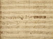 Handwritten Score for Great Organ Mass-Franz Joseph Haydn-Framed Giclee Print