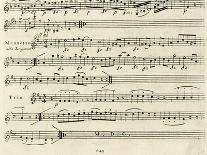 Handwritten Score for Oratorio Deborah-Franz Joseph Haydn-Giclee Print