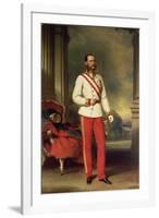 Franz Joseph I, Emperor of Austria (1830-1916) Wearing the Uniform of an Austrian Field Marshal-Franz Xaver Winterhalter-Framed Giclee Print