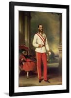 Franz Joseph I, Emperor of Austria (1830-1916) Wearing the Uniform of an Austrian Field Marshal-Franz Xaver Winterhalter-Framed Giclee Print