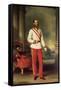 Franz Joseph I, Emperor of Austria (1830-1916) Wearing the Uniform of an Austrian Field Marshal-Franz Xaver Winterhalter-Framed Stretched Canvas