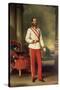 Franz Joseph I, Emperor of Austria (1830-1916) Wearing the Uniform of an Austrian Field Marshal-Franz Xaver Winterhalter-Stretched Canvas