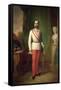 Franz Joseph I, Emperor of Austria and King of Hungary-Franz Russ-Framed Stretched Canvas