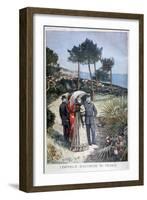 Franz Joseph I, Emperor of Austria, on a Visit to France, 1894-Jose Belon-Framed Giclee Print