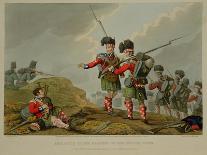 Death of Major General Sir William Ponsonby, Engraved by M. Dubourg, 1819 (Coloured Aquatint)-Franz Joseph Manskirch-Framed Giclee Print