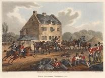 Head Quarters Waterloo 1815, Engraved by M. Dubourg, 1819 (Coloured Aquatint)-Franz Joseph Manskirch-Framed Stretched Canvas