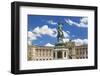 Franz Joseph Statue and Hofburg (Imperial) Palace, Vienna, Austria-Peter Adams-Framed Photographic Print