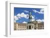 Franz Joseph Statue and Hofburg (Imperial) Palace, Vienna, Austria-Peter Adams-Framed Photographic Print