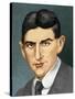 Franz Kafka (1883-1924). Czech Writer in German Language. Portrait-null-Stretched Canvas