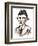 Franz Kafka caricature-Neale Osborne-Framed Giclee Print