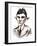 Franz Kafka caricature-Neale Osborne-Framed Giclee Print