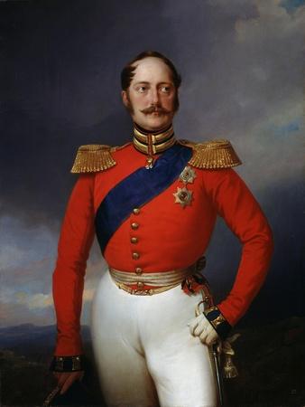 Portrait of Emperor Nicholas I, (1796-185), 1847