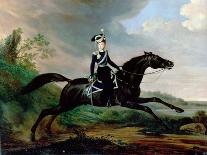 Equestrian Portrait of Grand Prince Alexander Nikolayevich, (1818-188), 1832-Franz Kruguer-Giclee Print