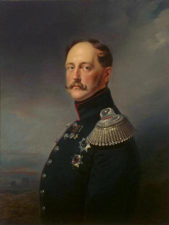 Portrait of Emperor Nicholas I, (1796-185), 1852