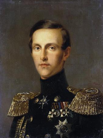 Portrait of Grand Duke Konstantin Nikolayevich of Russia, (1827-189), C1850