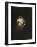 Franz Lenbach, self portrait-Franz Seraph von Lenbach-Framed Giclee Print