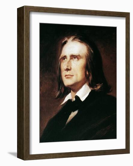 Franz Liszt (1811-1886)-Wilhelm Von Kaulbach-Framed Giclee Print