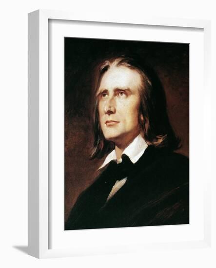 Franz Liszt (1811-1886)-Wilhelm Von Kaulbach-Framed Giclee Print