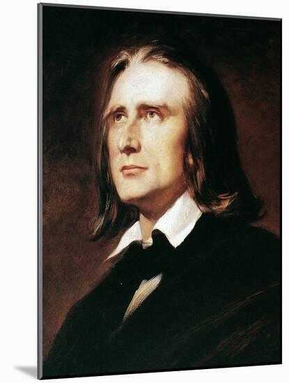 Franz Liszt (1811-1886)-Wilhelm Von Kaulbach-Mounted Giclee Print